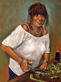monty-peinture - LES  PORTRAITS 1