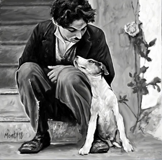 CHARLOT ET LE CHIEN - LES  PORTRAITS 1